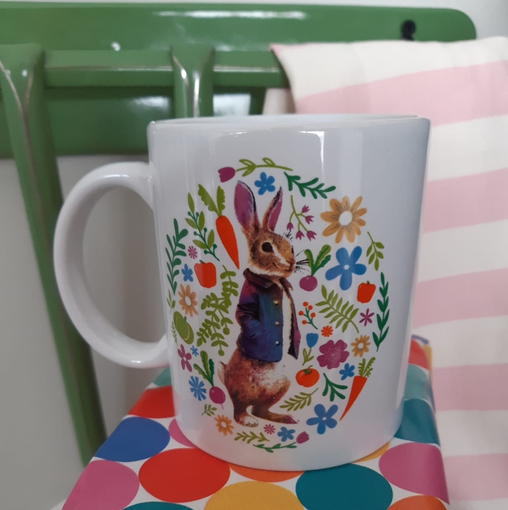 *SALE 3 for $20* Peter Rabbit Ceramic Mug - White
